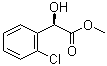 structure of CAS# 32345-59-8, Methyl 2-(2-chlorophenyl)-(R)-2-hydroxyacetate;(R)-Methyl 2-hydroxy-2-(2-chlorophenyl)acetate; Methyl (R)-o-chloromandelate; Methyl 2-(2-chlorophenyl)-(R)-2-hydroxyacetate