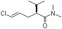 structure of CAS# 324519-68-8, (2S,4E)-5-Chloro-N,N-dimethyl-2-(1-methylethyl)-4-pentenamide;Aliskiren inter-4