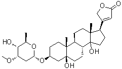 杠柳麻甙分子结构 (CAS 32476-67-8)