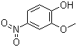 structure of CAS# 3251-56-7, 4-Nitroguaiacol;2-Methoxy-4-nitrophenol