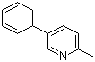 结构式 CAS# 3256-88-0, 2-甲基-5-苯基吡啶