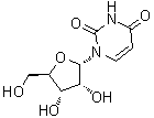 1-alpha-D-呋喃核糖基-2,4(1H,3H)-嘧啶二酮分子结构 (CAS 3258-07-9)