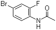 structure of CAS# 326-66-9, 4'-Bromo-2'-fluoroacetanilide;N-(4-Bromo-2-fluorophenyl)acetamide