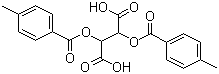 结构式 CAS# 32634-66-5, 二对甲基苯甲酰酒石酸; 二对甲苯甲酰-L-酒石酸