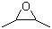 structure of CAS# 3266-23-7, 2,3-Dimethyloxirane;2,3-Epoxybutane; 2-Butene oxide