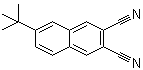 structure of CAS# 32703-82-5, 6-tert-Butylnaphthalene-2,3-dicarbonitrile;2,3-Dicyano-6-tert-butylnaphthalene; 6-tert-Butyl-2,3-dicyanonaphthalene; 6-tert-Butyl-2,3-naphthalenedicarbonitrile; 6-tert-Butyl-2,3-naphthalodinitrile