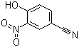 结构式 CAS# 3272-08-0, 4-羟基-3-硝基苯甲腈