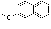 结构式 CAS# 32721-21-4, 1-碘-2-甲氧基萘