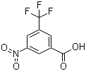 3-Nitro-5-(trifluoromethyl)benzoic acid molecular structure (CAS 328-80-3)