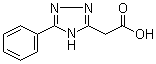 结构式 CAS# 328084-14-6, (5-苯基-4H-1,2,4-三氮唑-3-基)乙酸