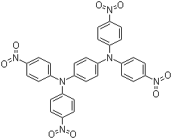 结构式 CAS# 3283-05-4, N,N,N',N'-四(对硝基苯基)对苯二胺