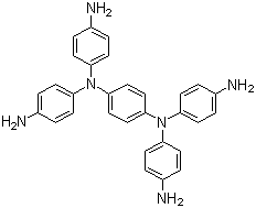 N,N,N',N'-Tetrakis(4-aminophenyl)-1,4-phenylenediamine molecular structure (CAS 3283-07-6)