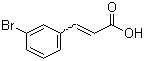 结构式 CAS# 32862-97-8, 3-溴肉桂酸; 间溴肉桂酸