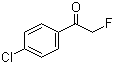 1-(4-氯苯基)-2-氟乙酮分子结构 (CAS 329-78-2)