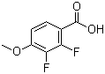 2,3-Difluoro-4-methoxybenzoic acid molecular structure (CAS 329014-60-0)