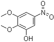 2,3-二甲氧基-5-硝基苯酚分子结构 (CAS 32905-09-2)
