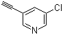 structure of CAS# 329202-22-4, 3-Chloro-5-ethynylpyridine