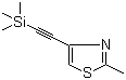 2-Methyl-4-trimethylsilylethynylthiazole molecular structure (CAS 329203-85-2)