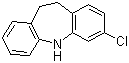 3-Chloro-10,11-dihydro-5H-dibenzo[b,f]azepine molecular structure (CAS 32943-25-2)