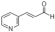 结构式 CAS# 32986-65-5, (E)-3-(3-吡啶基)-2-丙烯醛