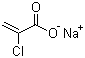 结构式 CAS# 32997-86-7, 2-氯丙烯酸钠