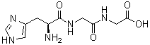 L-组氨酰甘氨酰甘氨酸分子结构 (CAS 32999-80-7)