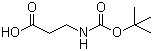 Boc-beta-alanine molecular structure (CAS 3303-84-2)