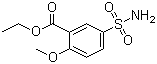 Ethyl 2-methoxy-5-sulfamoylbenzoate molecular structure (CAS 33045-53-3)