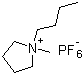 1-Butyl-1-methylpyrrolidinium hexafluorophosphate molecular structure (CAS 330671-29-9)