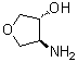 结构式 CAS# 330975-13-8, 反式-4-氨基四氢呋喃-3-醇