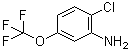结构式 CAS# 331-26-0, 2-氯-5-(三氟甲氧基)苯胺