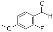 2-Fluoro-4-methoxybenzaldehyde molecular structure (CAS 331-64-6)