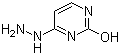 结构式 CAS# 3310-41-6, 2-羟基-4-肼基嘧啶