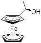 结构式 CAS# 33136-66-2, (+)-1-二茂铁基乙醇