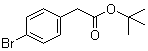 4-Bromobenzeneacetic acid 1,1-dimethylethyl ester molecular structure (CAS 33155-58-7)