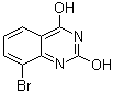 8-Bromoquinazoline-2,4-diol molecular structure (CAS 331646-99-2)