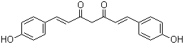 structure of CAS# 33171-05-0, Bisdemethoxycurcumin;(1E,6E)-1,7-Bis(4-hydroxyphenyl)-1,6-heptadiene-3,5-dione