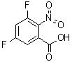3,5-Difluoro-2-nitrobenzoic acid molecular structure (CAS 331765-71-0)