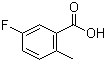 5-Fluoro-2-methylbenzoic acid molecular structure (CAS 33184-16-6)