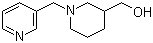 structure of CAS# 331978-27-9, 1-(Pyridin-3-ylmethyl)piperidine-3-methanol