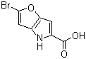 2-Bromo-4H-furo[3,2-b]pyrrole-5-carboxylic acid molecular structure (CAS 332099-11-3)