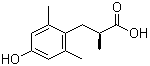 structure of CAS# 332186-76-2, (alphaS)-4-Hydroxy-alpha,2,6-trimethylbenzenepropanoic acid
