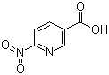 结构式 CAS# 33225-73-9, 6-硝基烟酸