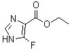 5-Fluoro-1H-imidazole-4-carboxylic acid ethyl ester molecular structure (CAS 33235-31-3)