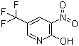3-Nitro-5-(trifluoromethyl)pyridin-2-ol molecular structure (CAS 33252-64-1)