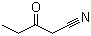 structure of CAS# 33279-01-5, 3-Oxopentanenitrile