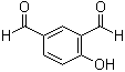 structure of CAS# 3328-70-9, 4-Hydroxy-1,3-benzenedicarboxaldehyde;2,4-Diformylphenol; 3-Formyl-4-hydroxybenzaldehyde; 4-Hydroxybenzene-1,3-dicarboxaldehyde