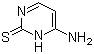 结构式 CAS# 333-49-3, 4-氨基-2-巯基嘧啶