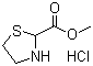 Methyl thiazolidine-2-carboxylate hydrochloride molecular structure (CAS 33305-08-7)
