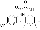 structure of CAS# 333353-44-9, NBD 556;N-(4-Chlorophenyl)-N'-(2,2,6,6-tetramethylpiperidin-4-yl)oxalamide